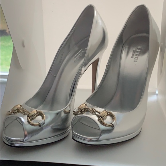 Gucci peep toe heel new with box and dust bag - Picture 2 of 6